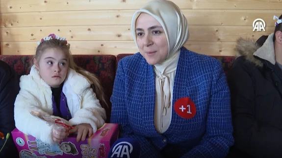 AK Parti Kadın Kolları Başkanı Ercan Down Sendromlu Çocuklarla Bir Araya Geldi