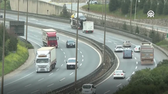 Kocaeli Otoyolu'nda Bayram Hareketliliği Başladı