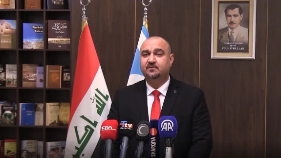 Kerkük Türkmen Cephesi Yeni Başkanı Saman Ağaoğlu Başkanlığı Törenle Devr Aldı