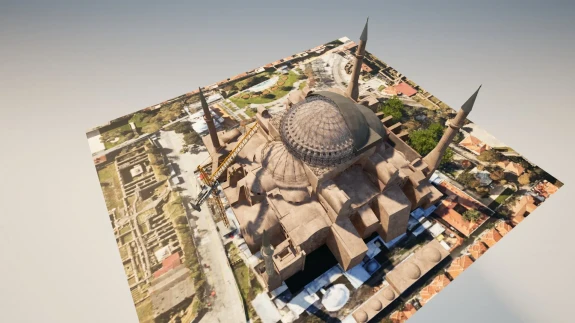 Ayasofya’da geleceğe miras için tarihi adım! Kubbe tüm detaylarıyla yenileniyor