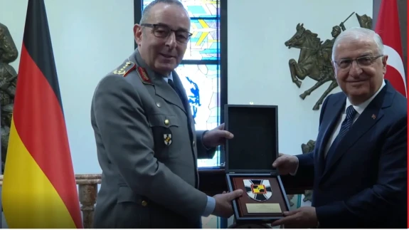 Milli Savunma Bakanı Yaşar Güler Almanya Genelkurmay Başkanı Carsten Breuer’i Ankara’da Kabul Etti