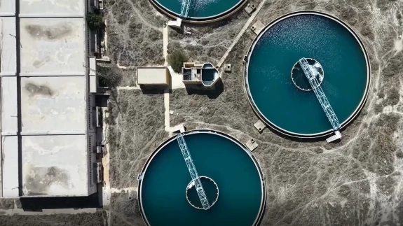 PKK/YPG'nin Bombaladığı Su Tesisinde Onarım Çalışmaları Sürüyor