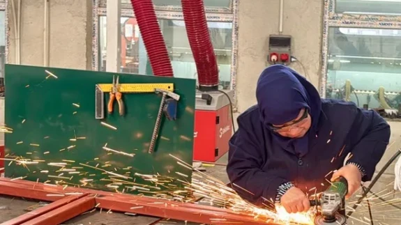 Kırşehir’de kadın kaynakçılar meslek algısını değiştiriyor