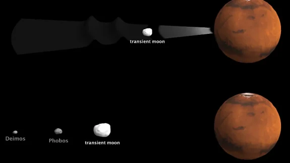 Mars’ta Sessizliğin İçinde Parlayan Işık: Deimos Yıldız Gibi Görüntülendi!