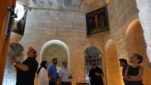 1600 Yıllık Mor Kiryakus Manastırı görkemli bir açılışla turizme kazandırıldı