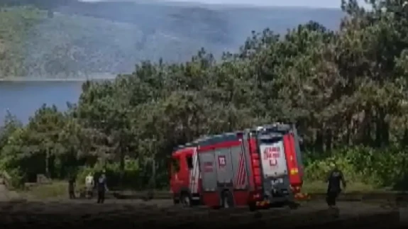 Sultangazi'de kent ormanı alevlere teslim: Müdahale sürüyor