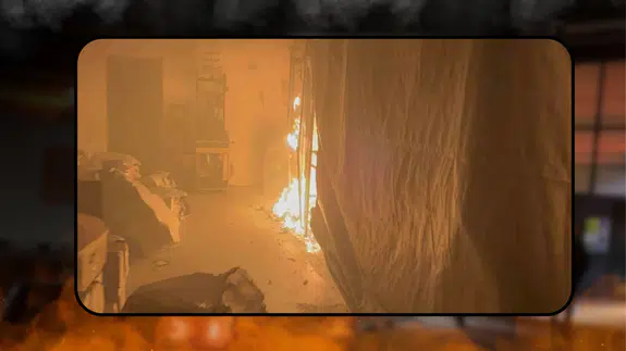 Aksaray’da alevli defile... Çorap fabrikası cayır cayır yandı!