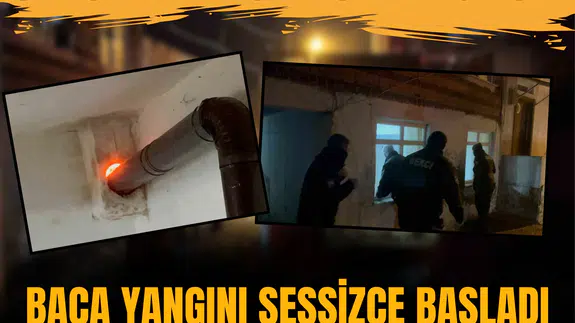 Sinop’ta korkutan gece: Baca yangını sessizce başladı, duman her yeri sardı!
