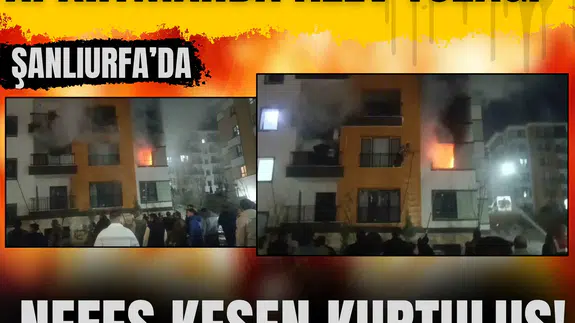 Apartmanda alev tuzağı: Ölümle burun buruna kurtuluş!