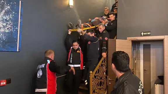 Siirt’te dehşet anları! Genç kadın havalandırma boşluğuna düştü