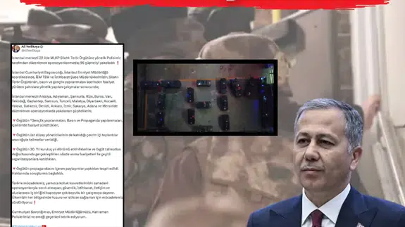 Bakan Yerlikaya duyurdu: MLKP’ye eş zamanlı operasyon, 96 şüpheli ele geçirildi