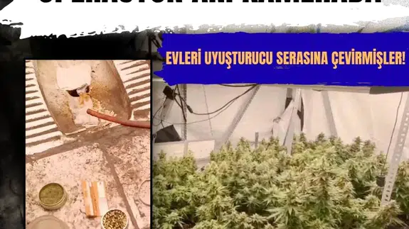 Evleri uyuşturucu serasına, tuvaletleri laboratuvara çevirmişler: 36 gözaltı