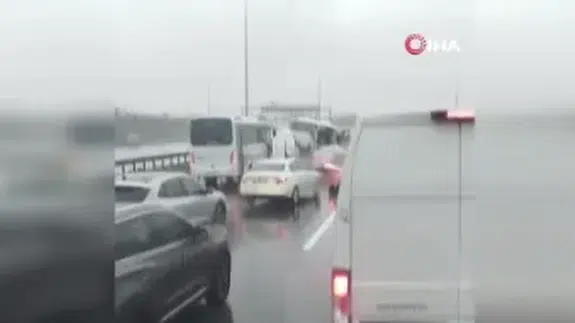 Kuzey Marmara Otoyolu’nda Zincirleme Kaza