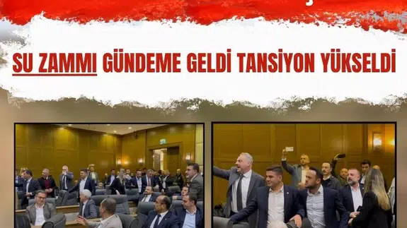 Bursa Büyükşehir Meclisi’nde ‘su zammı’ tekrar gündeme geldi, tansiyon yükseldi