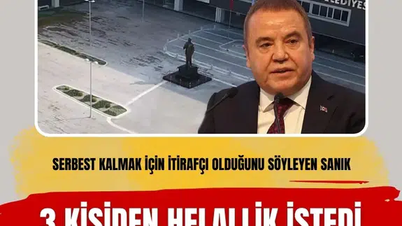 Serbest kalmak için itirafçı olduğunu söyleyen tutuksuz sanık, 3 kişiden helallik istedi