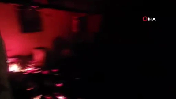Dehşet dolu anlar... Adana'daki yangın evi ve ahırı bir nefeste yuttu!