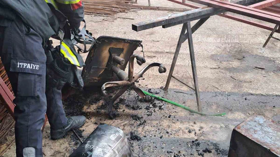 Soğuğa karşı yakılan ateş, alevlerle yanıt verdi!