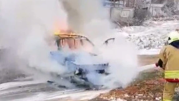 Kahramanmaraş’ta araç yangını: Otomobil kullanılamaz hale geldi!
