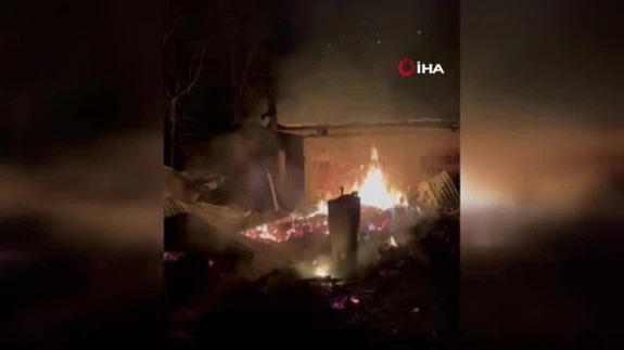 Bir kıvılcım emekle birlikte umudu da yaktı... Tokat’ta ev ve fındıklar kül oldu!