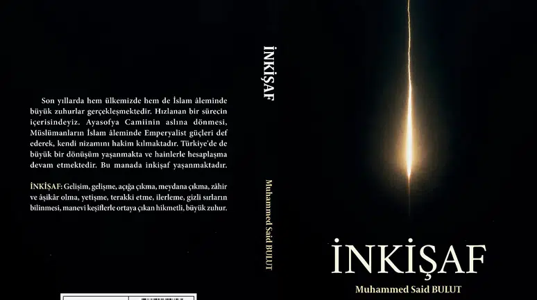 Muhammed Said Bulut’un yeni kitabı 'İNKİŞAF' okuyucuyla buluştu