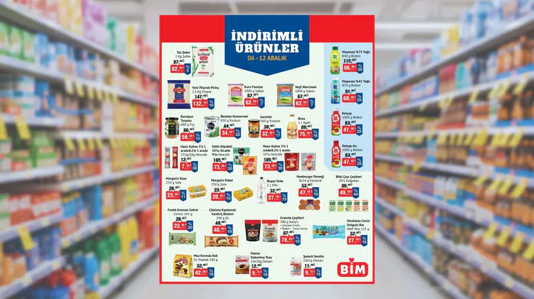 BİM’de bugün temel gıdada büyük fırsatlar! Bim katalog indirimli ürünlerinde son gün!
