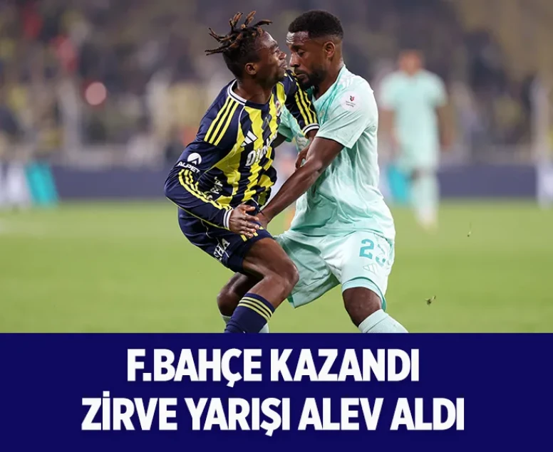 Kayserispor'u 4 golle yenen Fenerbahçe 3 puanı cebine koydu
