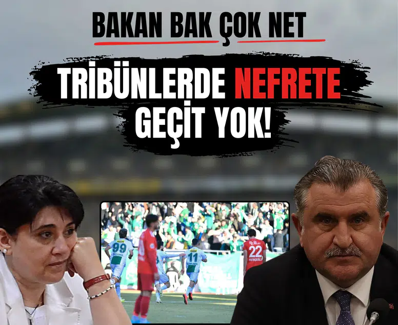 Bakan Bak’tan tribünlerdeki çirkin tezahürata net cevap: Gereken yapılacak