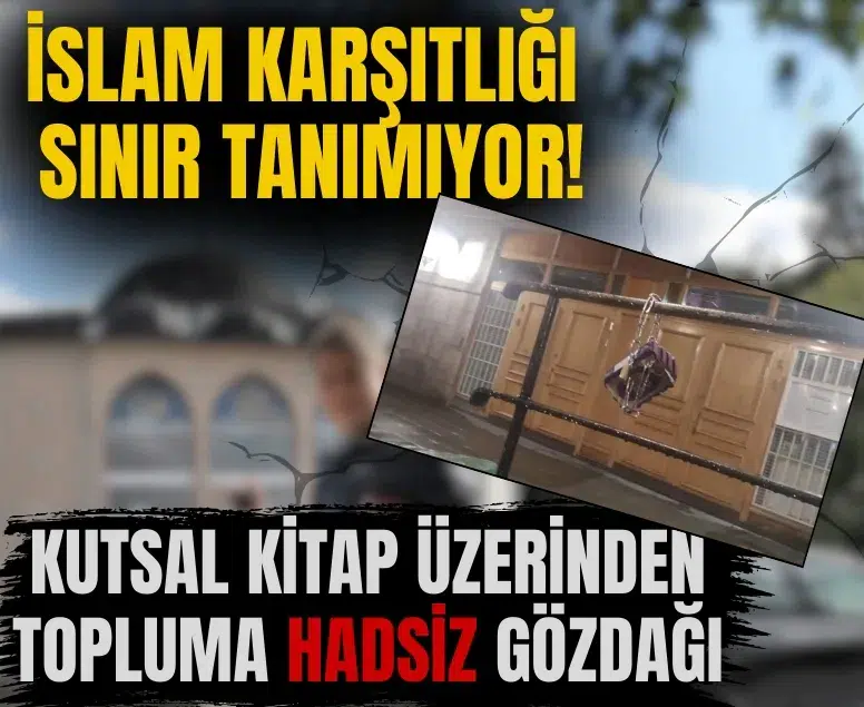 İslam karşıtlığı İsveç’te sınır tanımıyor! Kutsal kitap üzerinden topluma hadsiz gözdağı