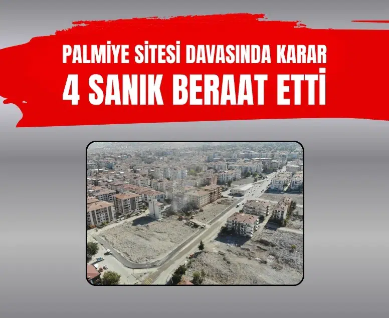 Palmiye Sitesi davasında karar: 10 sanığa hapis, 4 sanığa beraat