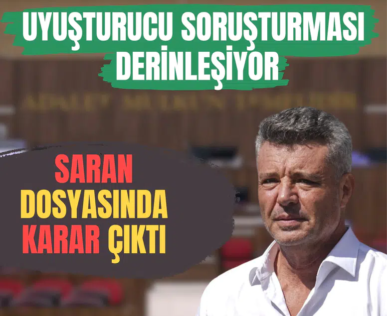 Gece dönüş, sabah ifade: Saran dosyasında yeni gelişme