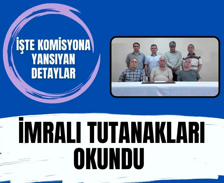 İmralı tutanakları okundu! Komisyon yeni yol haritası için hazırlıkta