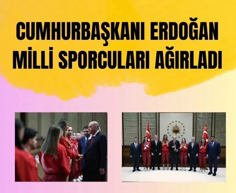 Cumhurbaşkanı Erdoğan, Türkiye'yi gururlandıran sporcuları ağırladı