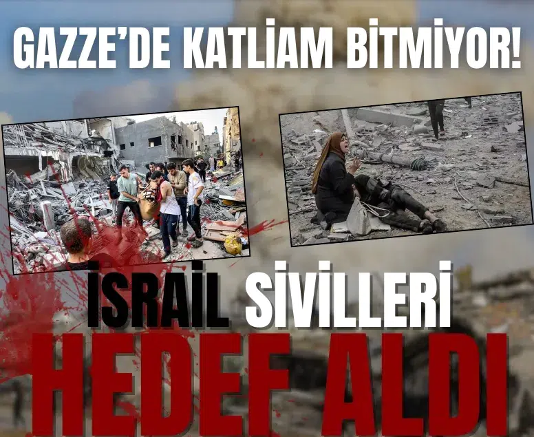 İşgalci İsrail’in Gazze saldırılarında can kaybı artıyor!