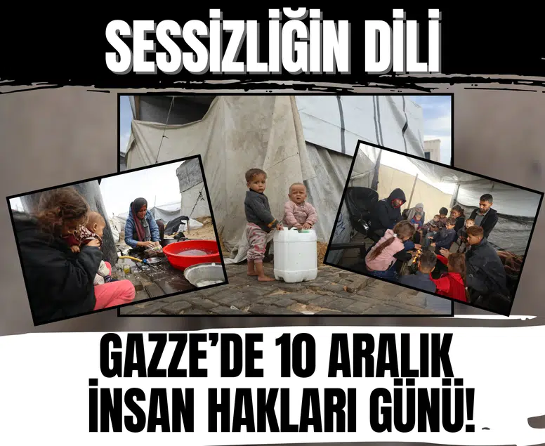 Sessizliğin dili: Gazze’de 10 Aralık İnsan Hakları Günü!