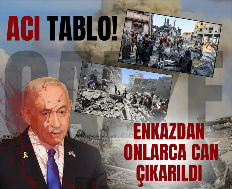 Ateşkes sonrası gazze’de acı tablo: Enkazdan 45 can çıkarıldı!