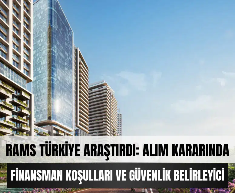 RAMS Türkiye araştırdı: Alım kararında finansman koşulları ve güvenlik belirleyici