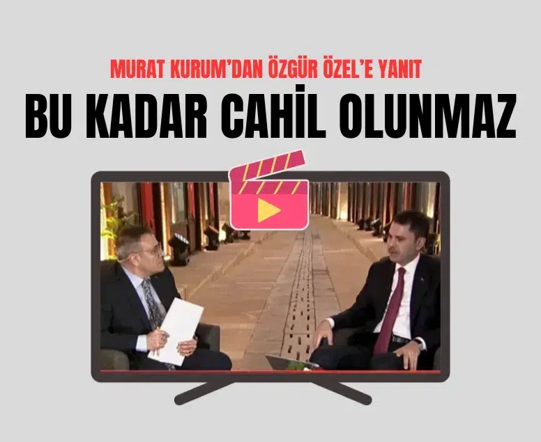 Murat Kurum, Özgür Özel’in iddialarına yanıt verdi