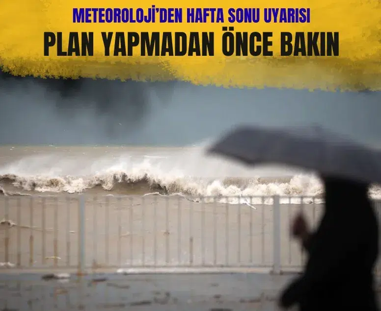 Meteoroloji açıkladı: Hafta sonu hangi illerde yağış var?