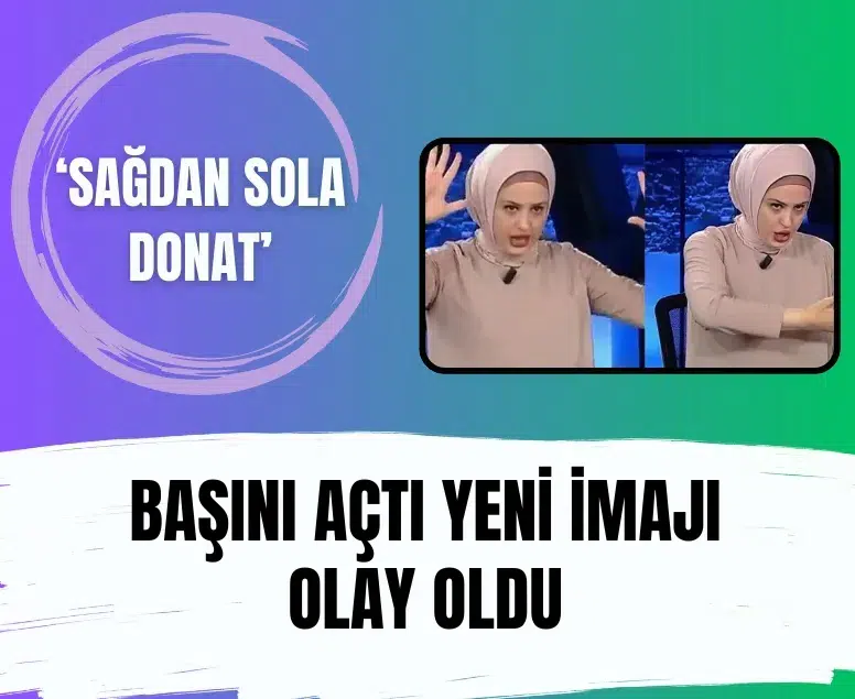 Pelin Hürman başını açtı! 'Sağdan sola donat' sözleriyle tanınıyor...