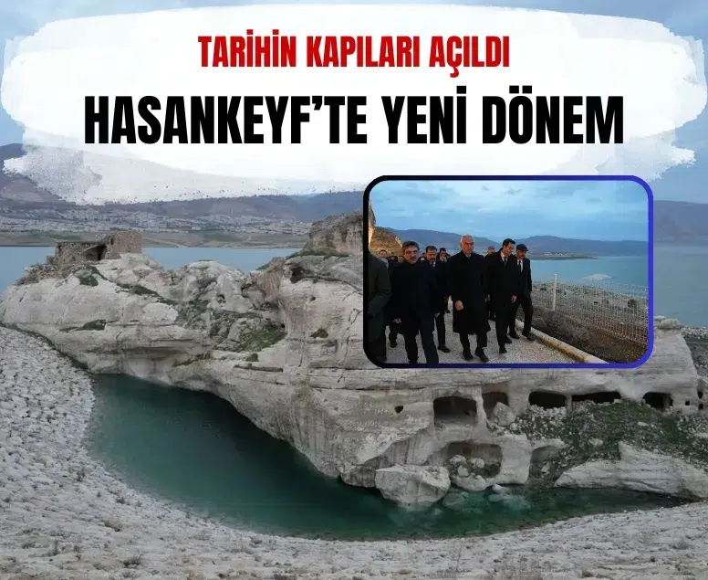 Hasankeyf’te geleceğe miras projesi kapsamında yeni aşama