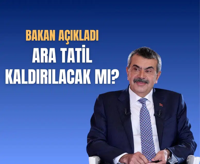 Bakan Yusuf Tekin’den ara tatil açıklaması