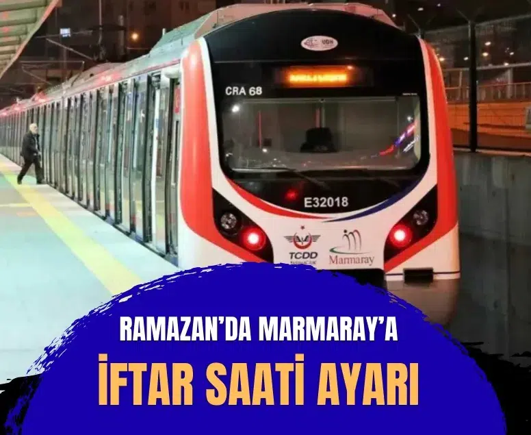 Ramazan boyunca Marmaray’da iftar saatlerinde ek seferler uygulanacak