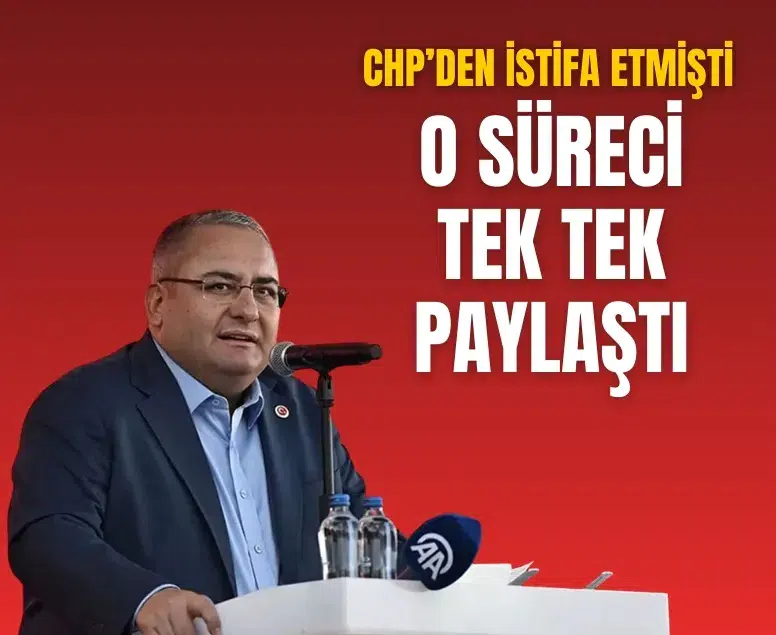 CHP’den ayrılan Mesut Özarslan, istifa sürecine ilişkin belgeleri savcılığa verdi