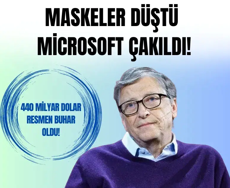 Microsoft hisselerinde sert çöküş: Tek seansta 440 milyar dolarlık kayıp