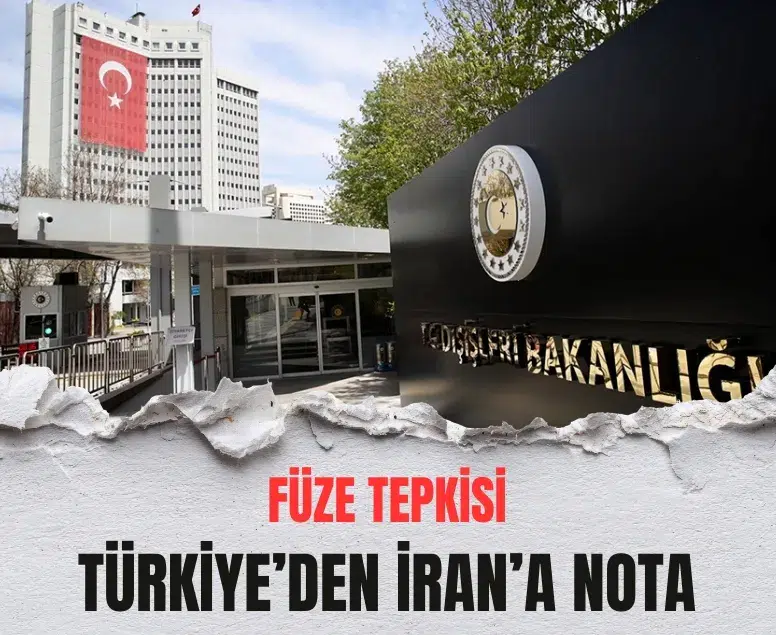 Türkiye’den İran’a nota: Türk hava sahasına giren balistik mühimmat tepkisi