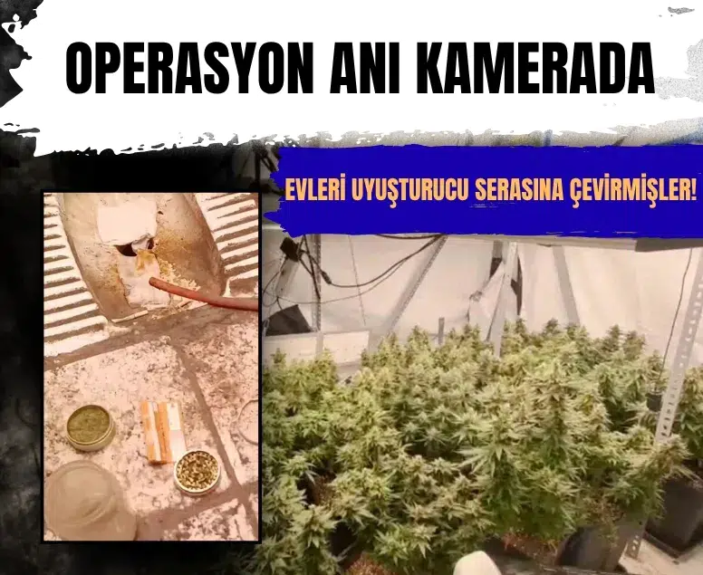 Evleri uyuşturucu serasına, tuvaletleri laboratuvara çevirmişler: 36 gözaltı