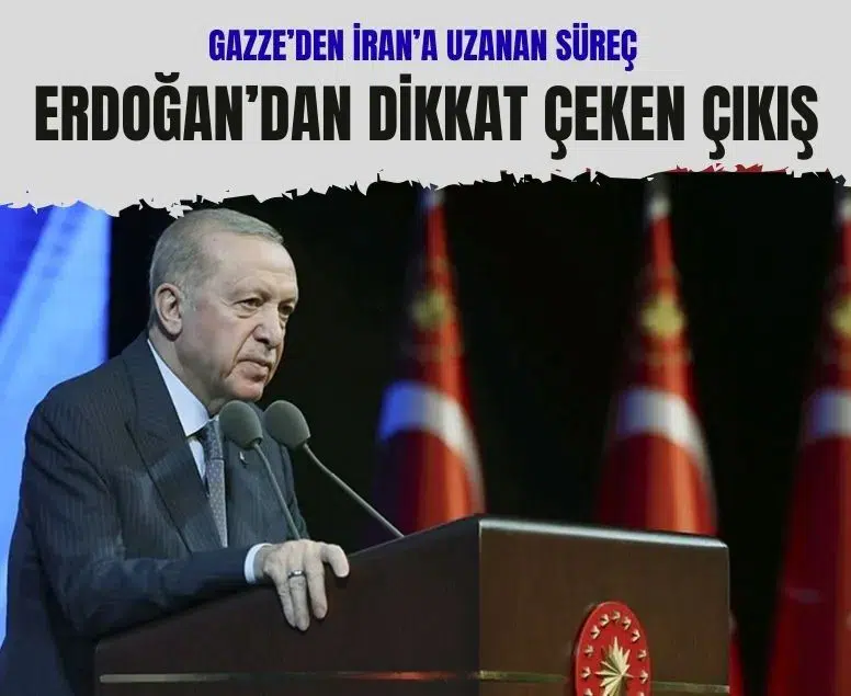 Erdoğan’dan İsrail’e sert mesaj: Bölgedeki saldırılar tartışma yarattı
