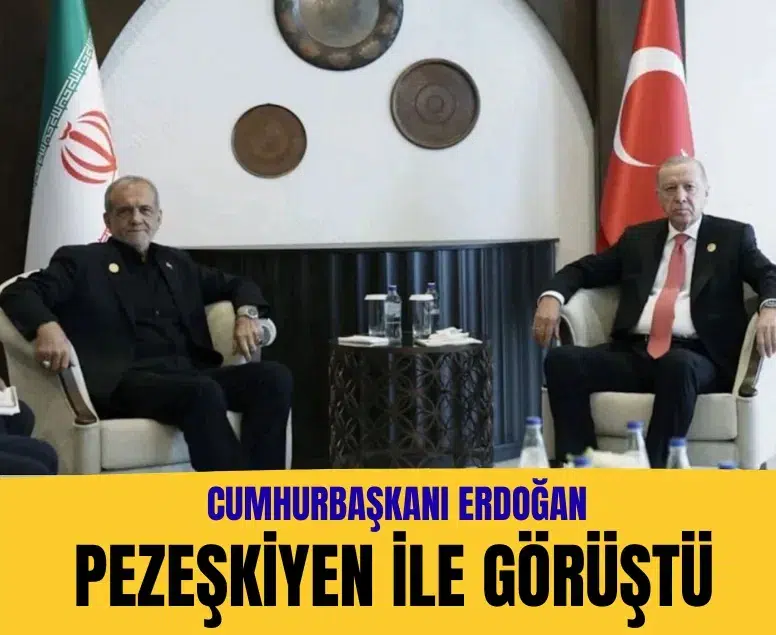 Erdoğan ile Pezeşkiyan görüştü: İran füzeler bizim değil dedi