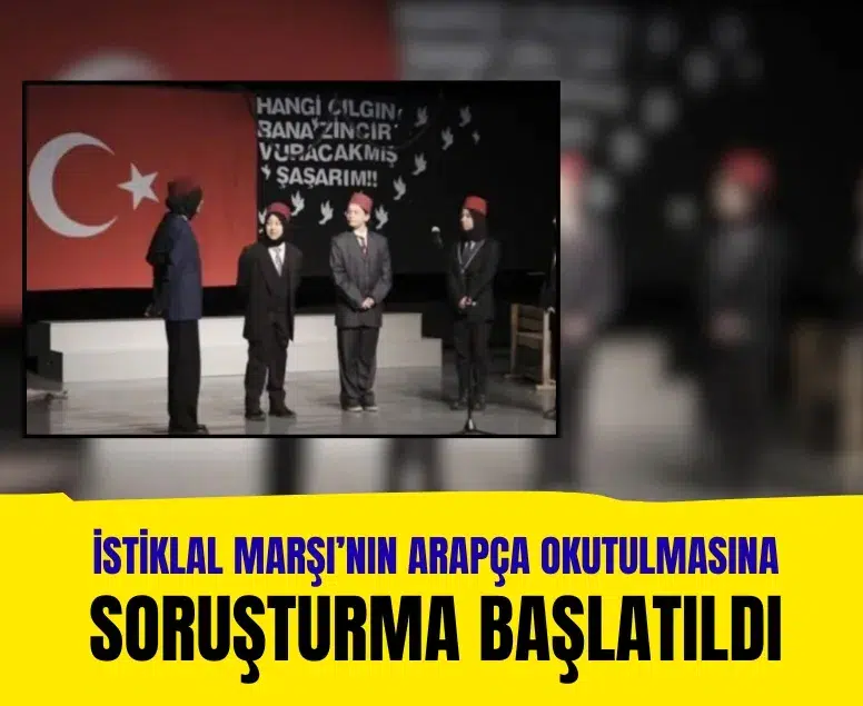 İstiklal Marşı’nın Arapça okunması tartışma yarattı: Valilik devreye girdi