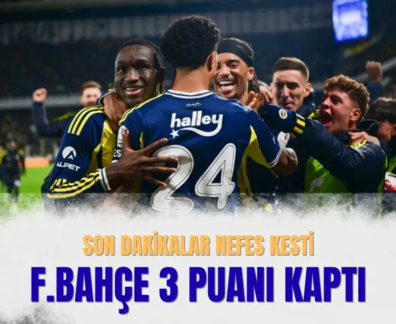 Fenerbahçe’den şampiyonluk yarışında kritik zafer